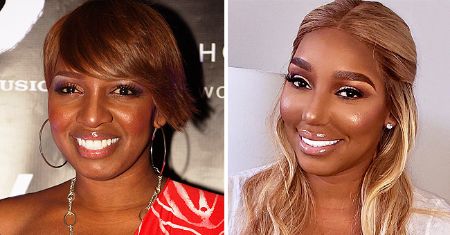 NeNe Leakes's past and present picture.